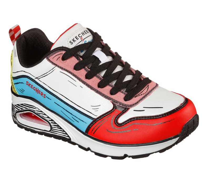 Skechers Dr. Seuss: Uno - Jumps And Kicks - Womens Sneakers White/Multicolor [AU-TJ2292]